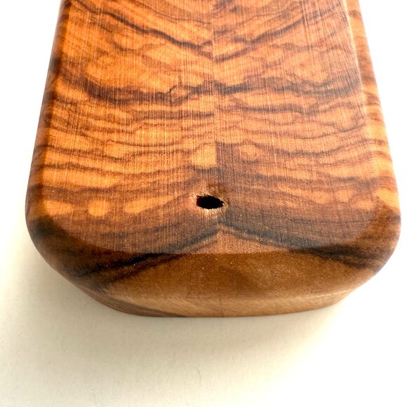 Mezuzah Olive Wood Hand Crafted Judaica Jewish Shin - Picture 7 of 8